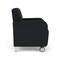 Lesro Siena Lounge Reception Guest Chair w/ Front Casters, 27 in W 29.5 in L 32.5 in H SN1101 - alternate 2